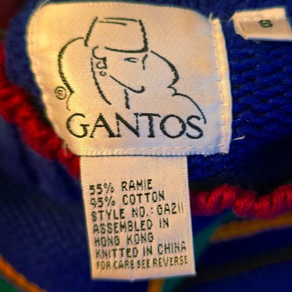 Vintage Gantos funky print 80's sweater - Picture 5 of 5